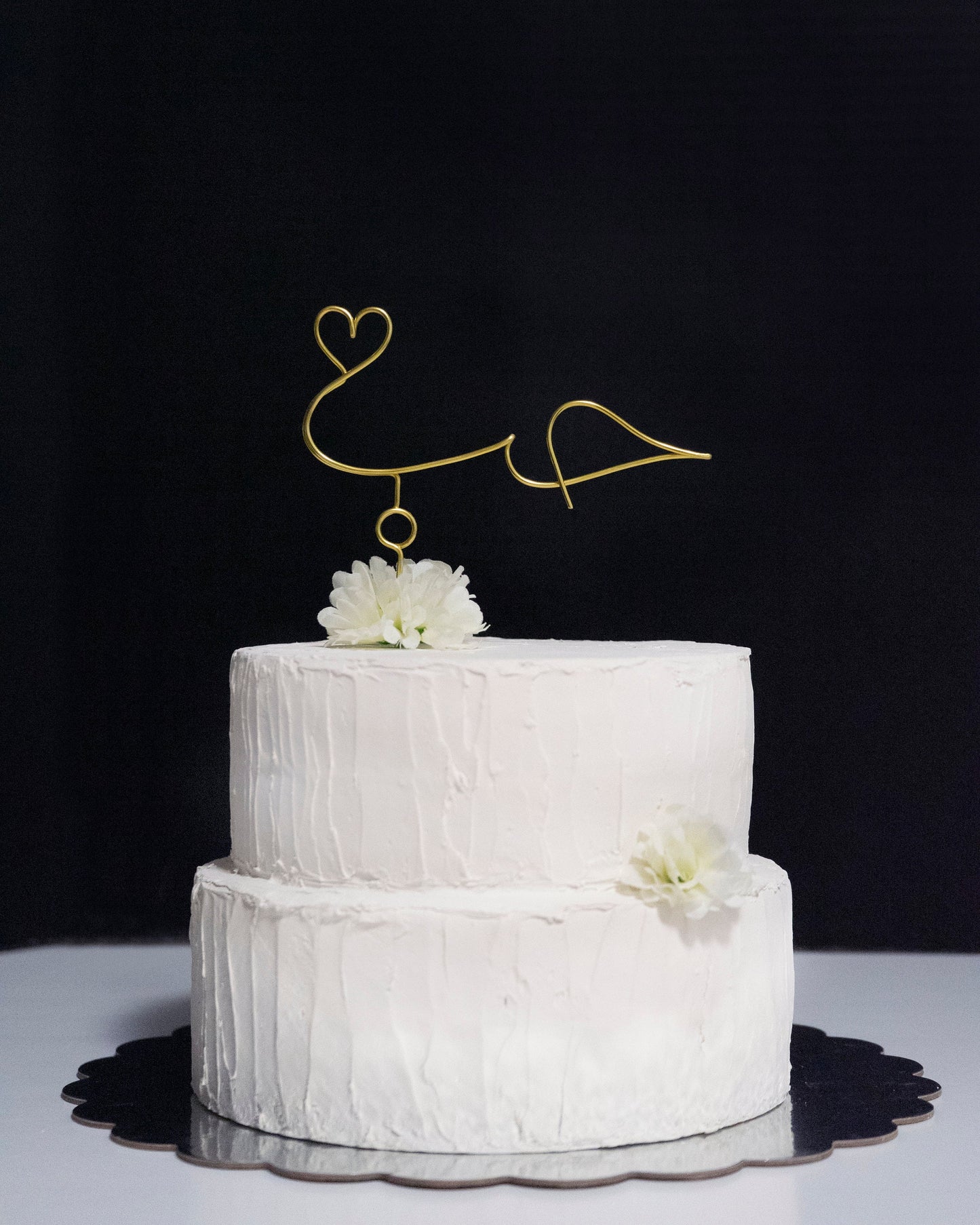 Arabic Love “HUB” Wire Cake Topper – Handmade Love Script Wedding & Engagement Cake Decoration – Romantic Keepsake Gift
