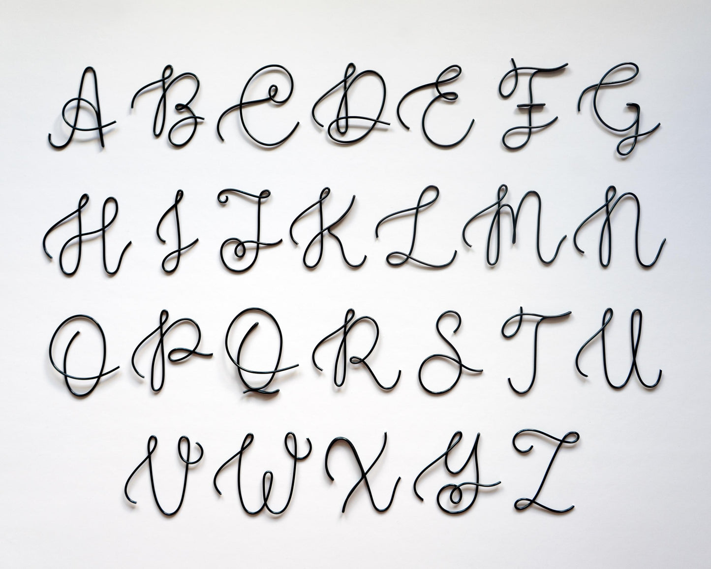 Custom Couple Initials Cake Topper – Handmade Wire Wedding, Engagement & Anniversary Decoration – Romantic Keepsake Gift