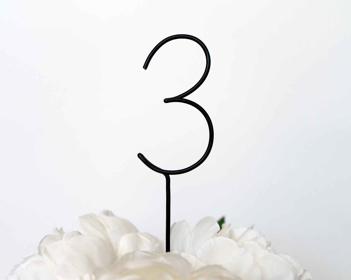 Wire Classic Wedding Table Numbers – Handmade Aluminum Centerpiece Numbers – Minimalist Wedding & Event Decor