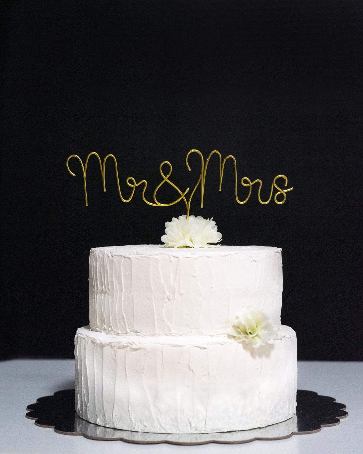 Mr & Mrs Wire Cake Topper –  Handmade Wire Wedding Cake Decoration
